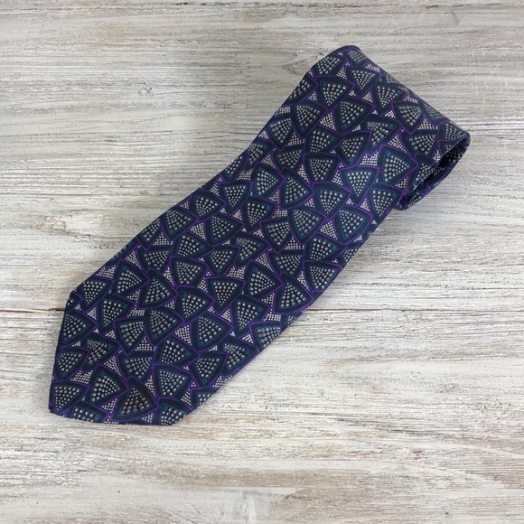 Pierre Balmain Paris Silk 64” Extra Long XL Tie - Picture 2 of 8